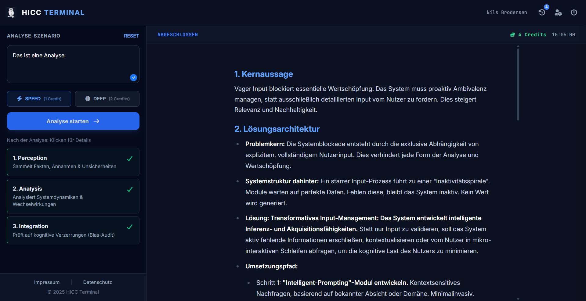 HiCC Terminal Screenshot 2